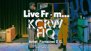 &quot;We listen to a lot of ASAP Ferg,&quot; Fontaines D.C.’s Grian Chatten on pre-show rituals + more