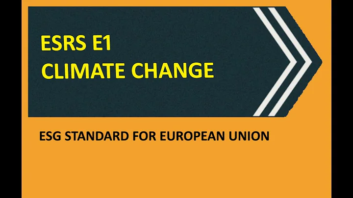 ESRS E1 Explained | Climate Change Reporting under CSRD