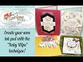 Four Cards with Baby Wipe Technique | Create Your Ink Pad