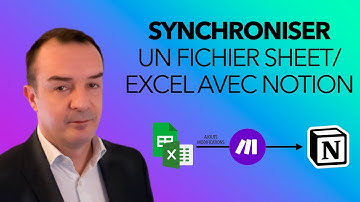 Synchroniser un fichier Google Sheet ou Excel avec Notion
