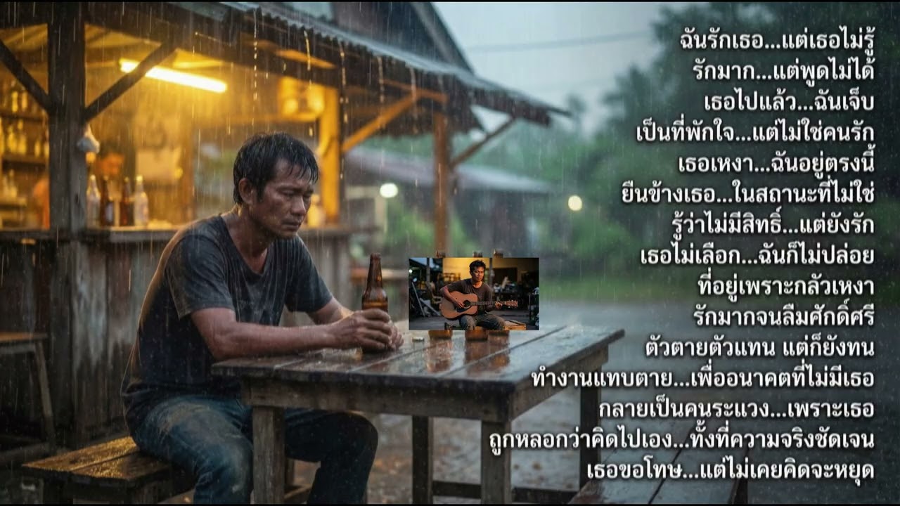รวมเพลงลูกทุ่ง เศร้า ฟังยาวๆ เพลงใหม่ล่าสุด เพลงเพาะๆ  By แรงใจปลายทาง ดํารงค์ Office Lyrics