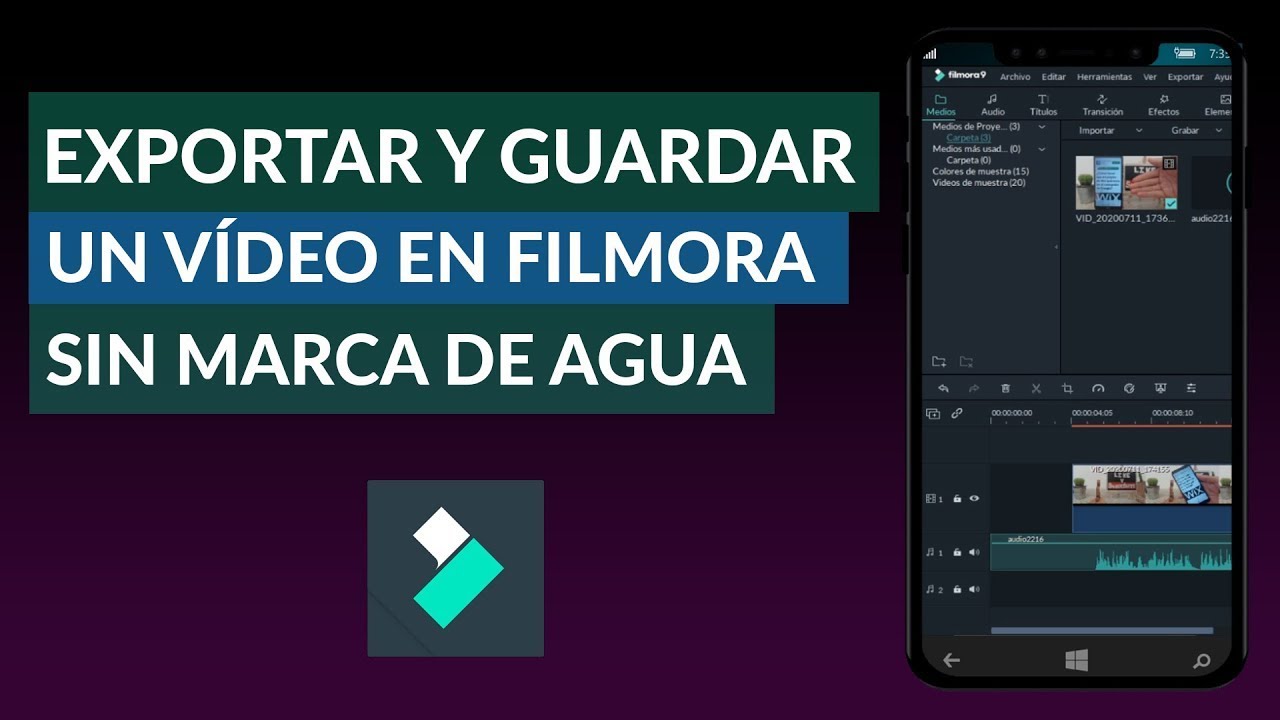 Exportar Filmora X Sin Marca De Agua