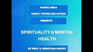 Spirituality & Mental Health Webinar by FACEMI