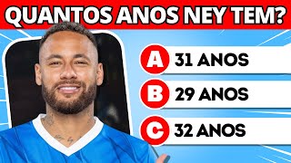 🎯 Neymar Quiz: O quanto você sabe sobre o Neymar Junior❓ #quizdefutebol #buuquiz