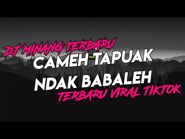 DJ MINANG TERBARU || CAMEH TAPUAK NDAK BABALEH || MANYIMPAN RASO || TERBARU VIRAL DI TIKTOK🔥 class=