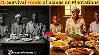 25 Survival Foods of Slaves on Plantations 🍲 | Forgotten Slave Recipes | Food History