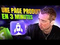 Crer des page produits en 3 min avec lia sur shopify tuto pagepilotai