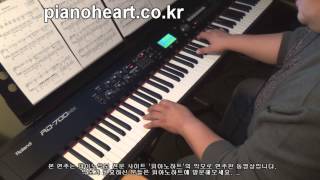 Video thumbnail of "상속자들 ost, 창민(2AM) - Moment 피아노 연주,RD-700NX"