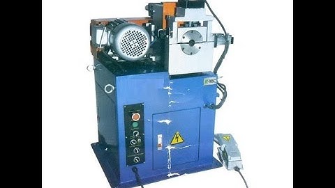 JE-80 AC SEMI-AUTOMATIC PIPE CHAMFERING MACHINE