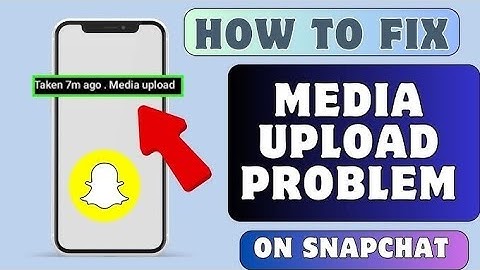 How To Remove Media Upload on Snapchat | How To Get Rid of Media Upload Showing In Snapchat