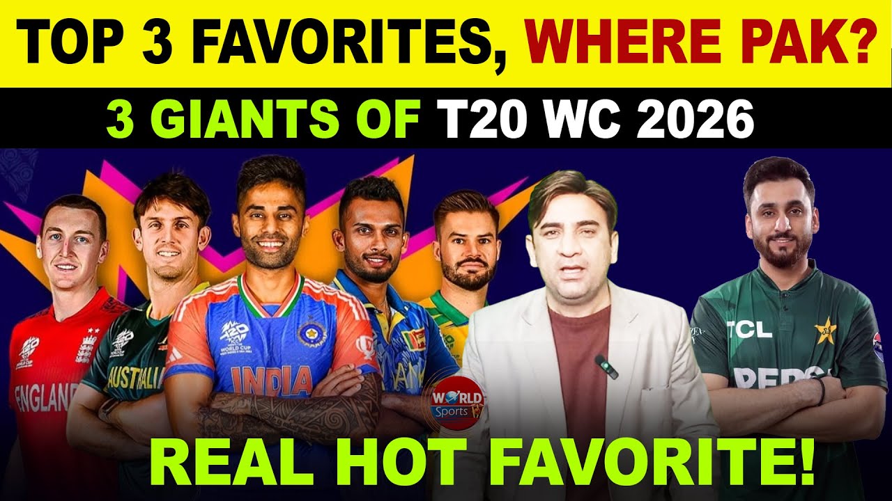 3 команды-фаворита чемпионата мира по T20 2026 года | Каковы шансы Пакистана?