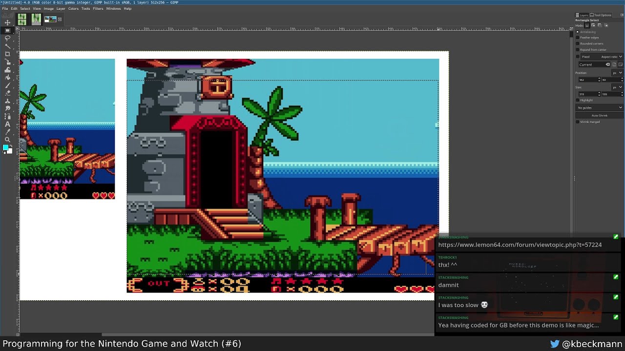 Stream - Nintendo Game and Watch coding session #6