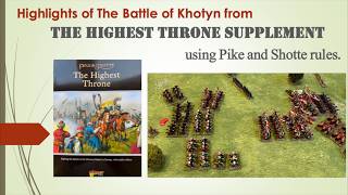 Highlights of The Battle of Khotyn - from The Highest Throne Supplement.  4K