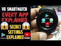 All Apps of V8 smartwatch Explained