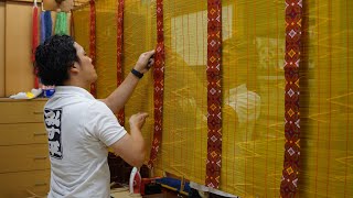 Amazing process of making a holy bamboo blinds for Kamigamo Shrine -Detailed video-