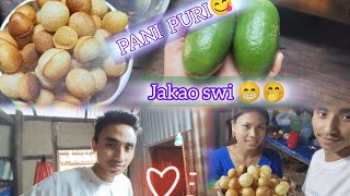 Pani Puri😋|| Gwtao nw jaby jgha😁🥰||#couplevlog #bodovlogvideo #vellagelifevlog @MNnrzary