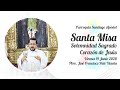 Solemnidad Sagrado Corazón de Jesús|| Santa Misa Viernes 19 Junio 2020|| Parroquia Santiago Apóstol