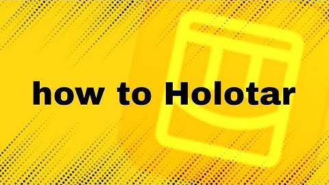 How to Holotar