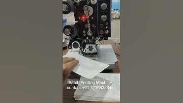 BATCH CODING MACHINE TABLE TOP RIBAN PRINTER
