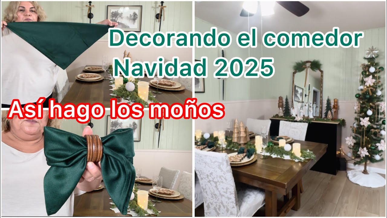 Decoración de Navidad para el comedor 