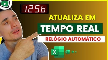 Como criar Um Relógio Automático No Excel - Atualiza em Tempo Real