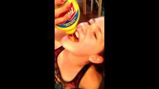 Mustard Challenge xD. Can you do it. ahaha.