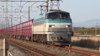 EF66-114+コキ 新居町~鷲津通過