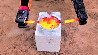 Making a Mini Electric Arc Furnace | बिजली से चलने वाली भट्टी | Melts Metals Easily😎