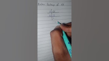 prime factors of 65