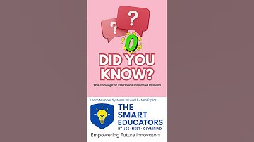 The number zero (0) was first used as a placeholder by ancient Indian mathematicians!