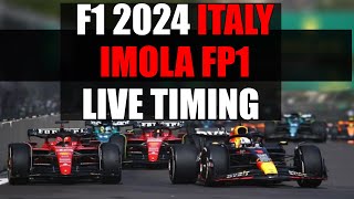 F1 2024 Italy IMOLA FP1 Live Timings