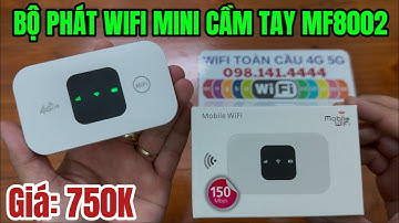 Bộ Phát WiFi Mini Cầm Tay MF8002 Cao Cấp Tốc Độ 150Mbps Kết Nối Cho 10 Thiết Bị