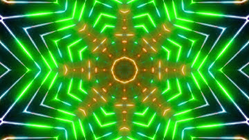 Colorful Psychedelic Kaleidoscope Loop