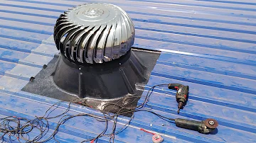 How to Install Turbo Ventilator || Air Ventilator Fan || Turbo Fan