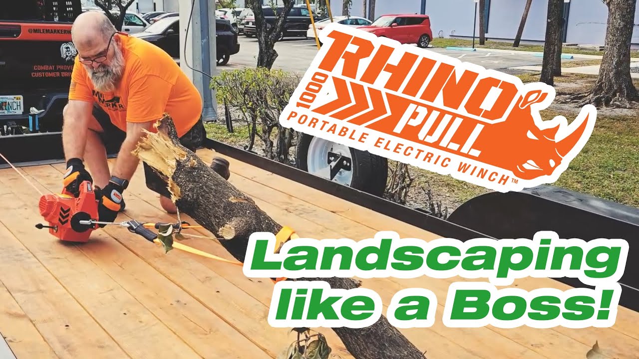 Landscaping with the Mile Marker Rhino Pull 1000