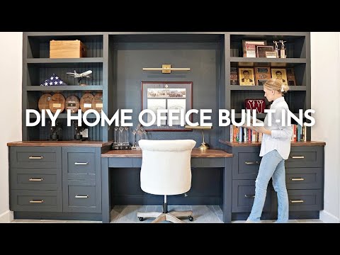 DIY Home Office Built-ins [part 2]