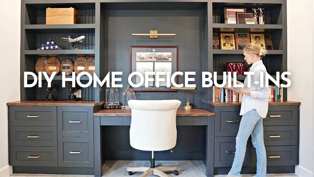 Can You Provide DIY Ideas For Building Custom Home Office Furniture?