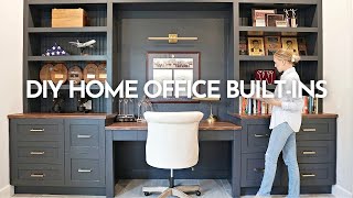 DIY Home Office Builtins [part 2]