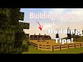 Building a Minecraft horse barn // + building tips