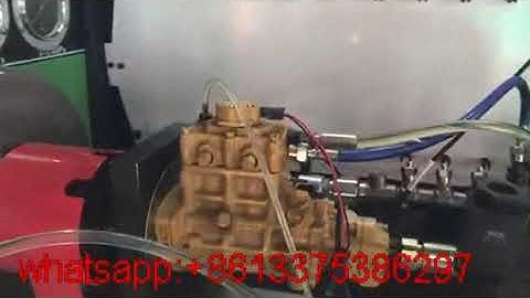 crs815S diesel common rail injector pump test bench with EUI EUP HEUI function 320D pump testing