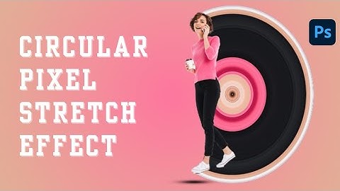 Circular Pixel Stretch Effect in Adobe Photoshop | Tutorial | Rizvi Graphic Designer#yt #shortvideo
