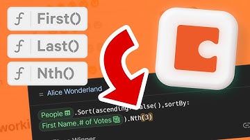 First() - Last() - Nth() | Find Row By Position | Coda Formulas