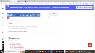 0x0F. C - Function pointers Quiz