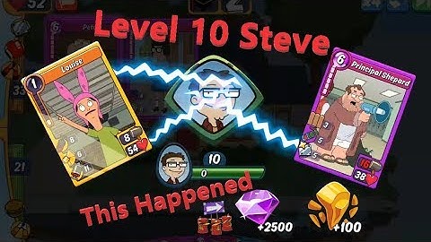 I got Level 10 Steve in Animation Throwdown