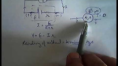 Voltmeter can never measure emf of cell