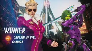 MARVEL VS. CAPCOM: INFINITE arcade mode captain marvel and gamora
