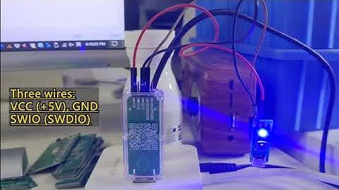 wchlink, mounriver, ch32v003 sop8 chip flash