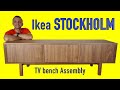 IKEA STOCKHOLM TV Bench Assembly Guide: Step-by-Step Instructions