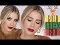 MAKE-UP LOOK in Weihnachtsfarben schminken?!🎄🎅🏽 | MRS. BELLA