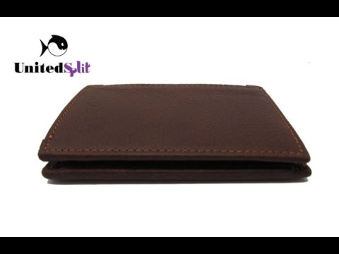 Leather Tifold wallet for mens "Tom Africa" 41211